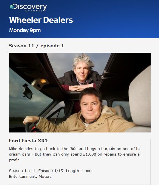 Wheeler Dealers 2014/2015 - New Series - Page 3 - TV, Film & Radio - PistonHeads