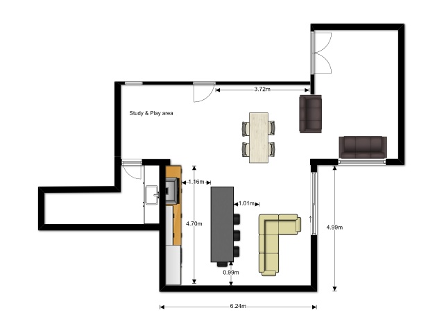 Kitchen Extension, proposed floorplan - Page 3 - Homes, Gardens and DIY - PistonHeads