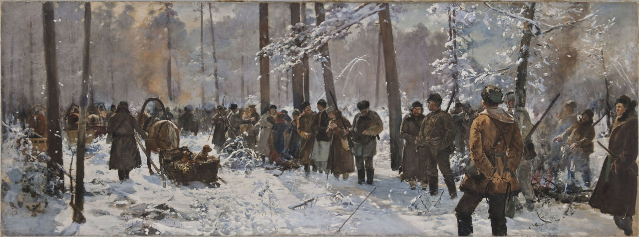 polishpaintersonly:
““Battue at a hunt in Nieśwież” (1891)
Julian Fałat (Polish:1853-1929)
watercolor
National Museum, Warsaw
”