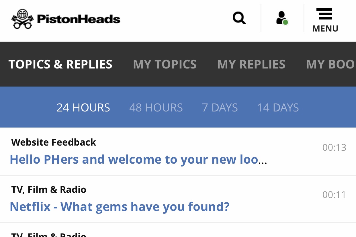 Hello PHers and welcome to your new look forums! - Page 132 - Website Feedback - PistonHeads