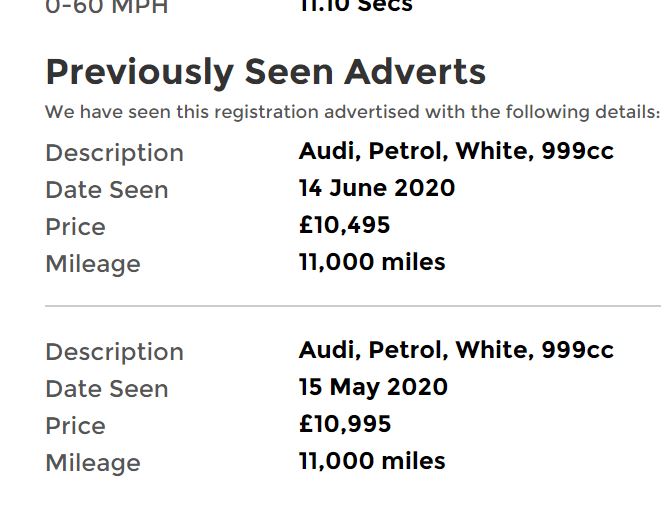 Dodgy Audi A1 for sale on PH used section - Page 1 - Car Buying - PistonHeads