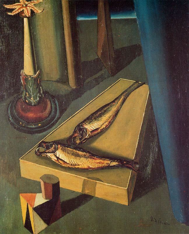 “Sacred Fish”, 1919, Giorgio de Chirico.