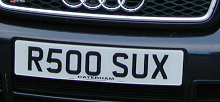 Private Pistonheads Obvious Plates