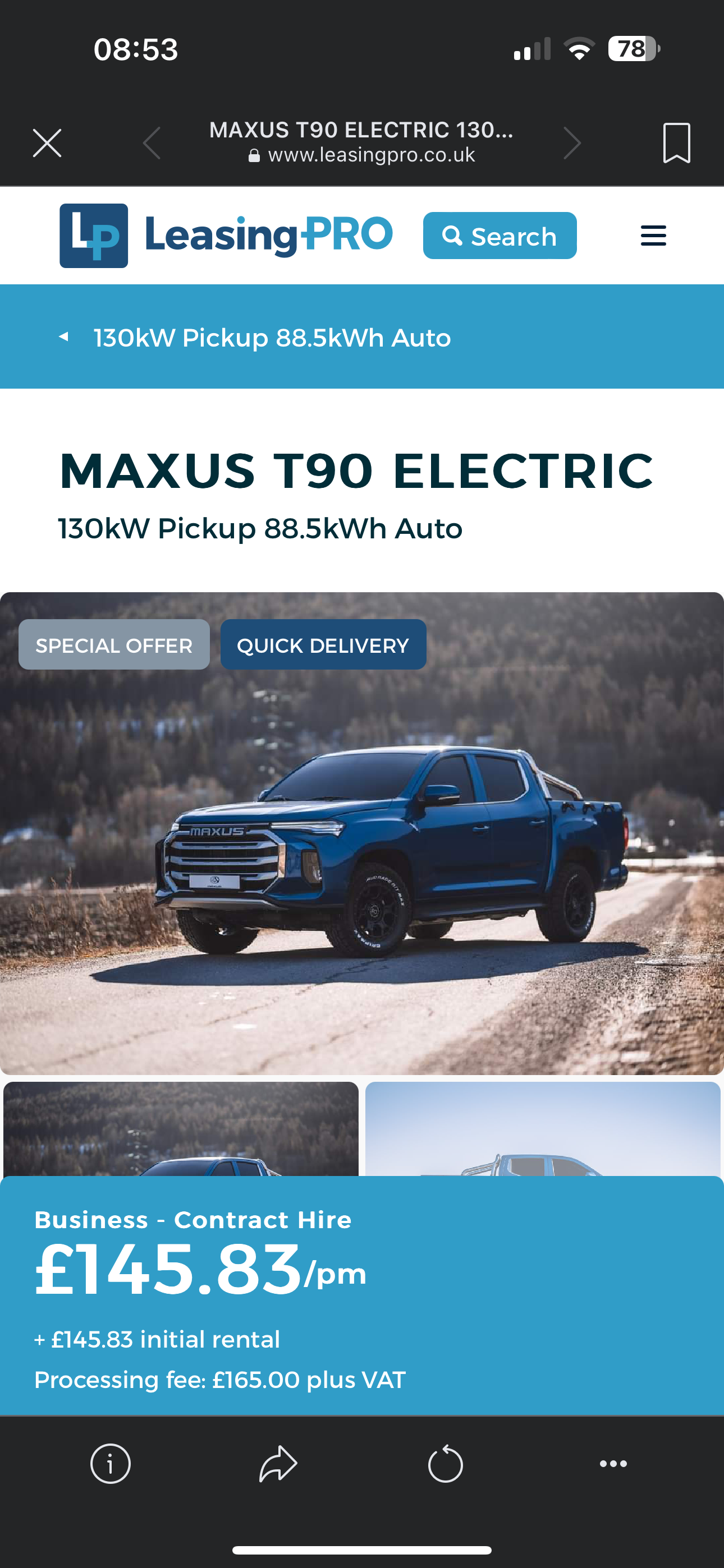 Maxus T90EV - Page 1 - EV and Alternative Fuels - PistonHeads UK