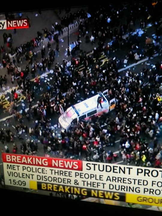 Peaceful Violent Protest Turns Student Pistonheads