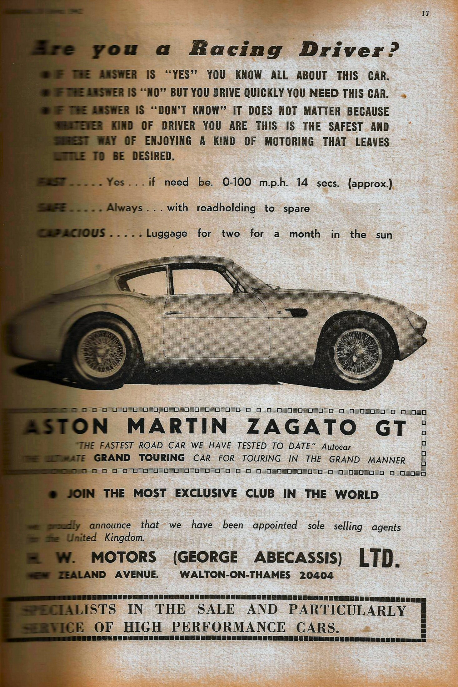 Old car ads from magazines & newspapers - Page 57 - Classic Cars and Yesterday's Heroes - PistonHeads