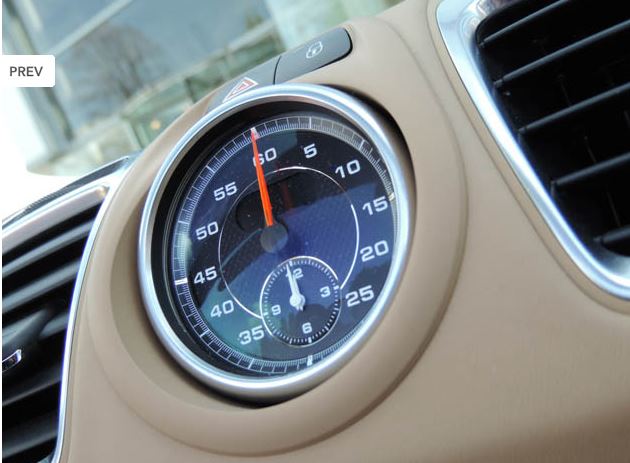 A close up of a mirror on a wall - Pistonheads - The image shows a close-up of a vehicle dashboard. Prominently featured is a digital display, possibly the speedometer or fuel indicator, with numbers such as 15 and 9 reading '10' and '0' respectively. The readings suggest the vehicle is stationary, possibly parked. The background reveals the top of a steering wheel, and there is a glimpse of a glossy product, which might be car key or a reflective surface, in the blurred part of the photo. The overall color tone is neutral, with the display contrasting against the soft beige of the dash.