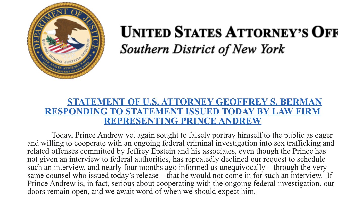 Prince Andrew in US sex lawsuit - impropriety with minors! - Page 133 - News, Politics & Economics - PistonHeads