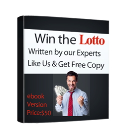 A man in a white shirt holding up a smart phone - Lotto Play