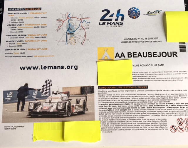 The Official Tickets for Sale, Swaps & Wanted thread. - Page 25 - Le Mans - PistonHeads