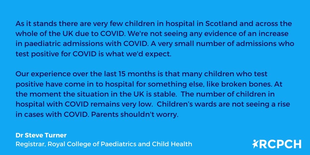 Scottish Referendum / Independence - Vol 10 - Page 416 - News, Politics & Economics - PistonHeads UK - The image appears to be a slide or a graphic, possibly from a presentation. It contains text and a photograph of a person. On the left side, there's a heading "as it stands" followed by a paragraph discussing the current state of children in healthcare settings in Scotland, particularly mentioning Covid. The text indicates that many children are not able to receive care due to various reasons, including limited space at hospitals and increased testing for Covid. It concludes with an invitation for children who need help to come forward with their number, suggesting a hospital or clinic service related to Covid.

On the right side of the image is a photograph of a person in a lab coat holding what seems to be a microphone. The individual is labeled "Dr Steve Turner," and below them, there's a title or role given as "Registered College of Physicians and Child Health." This suggests that the person is a professional in the field of medicine with a focus on pediatrics.

The overall theme of the image seems to be related to healthcare policy, particularly concerning children and the current pandemic situation in Scotland.