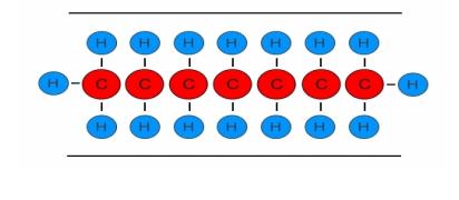 The chemical symbol for diesel - Page 1 - Science! - PistonHeads - The image is a diagram with a series of hexagons, alternating in color between blue and red. These hexagons are connected by lines to form a pattern resembling a molecular structure or an atomic lattice. The diagram is set within a solid grid with a maze-like appearance, and there's a dashed line framing the diagram, suggesting it might be part of a larger plan or model. The style of the image is graphic and schematic, commonly used in scientific or technical illustrations.