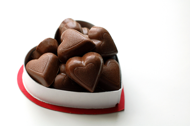 Heart Chocolate Love