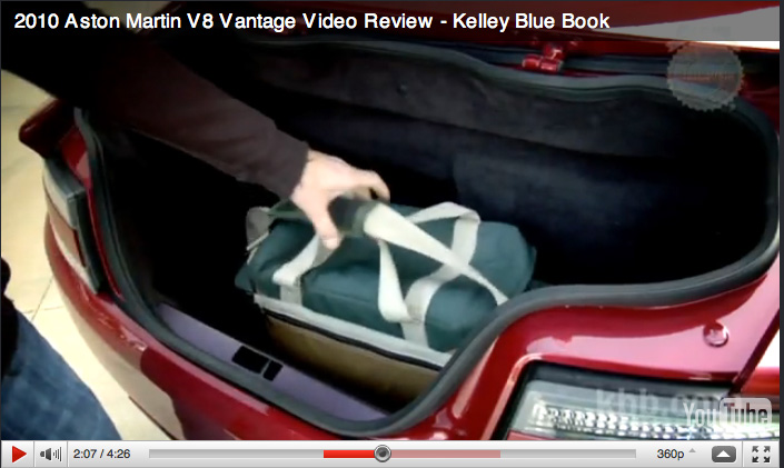 V8V Roadster Boot Space - Photo? - Page 1 - Aston Martin - PistonHeads