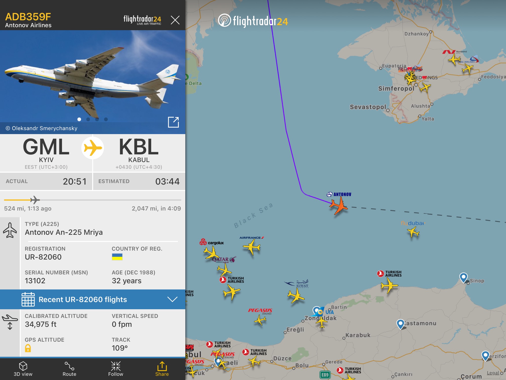 Cool things seen on FlightRadar - Page 299 - Boats, Planes & Trains - PistonHeads UK