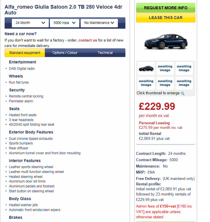 Best Lease Car Deals Available? (Vol 4) - Page 77 - Car Buying - PistonHeads