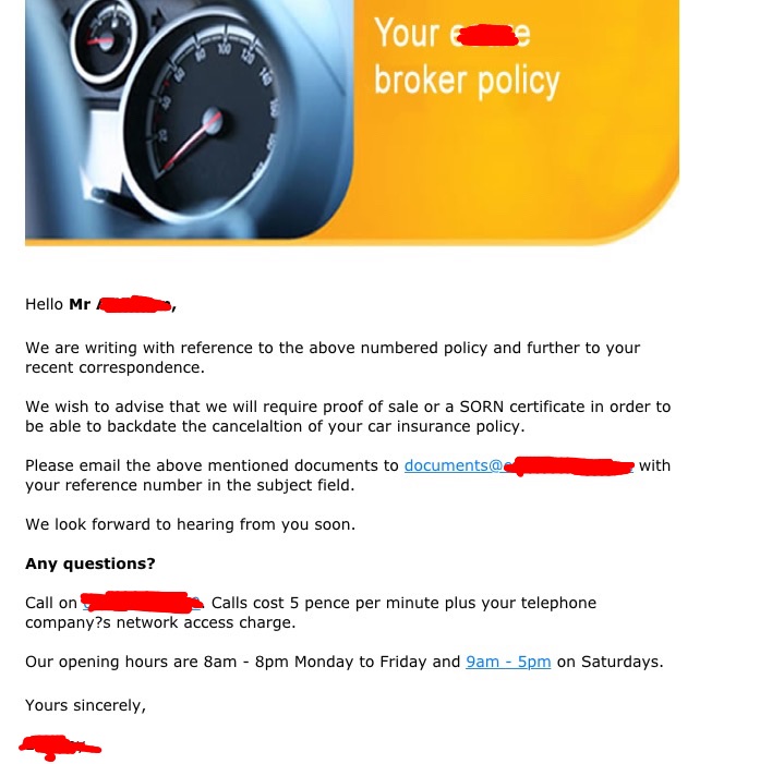Ins. Co. Won't give me my money back... - Page 2 - Speed, Plod & the Law - PistonHeads