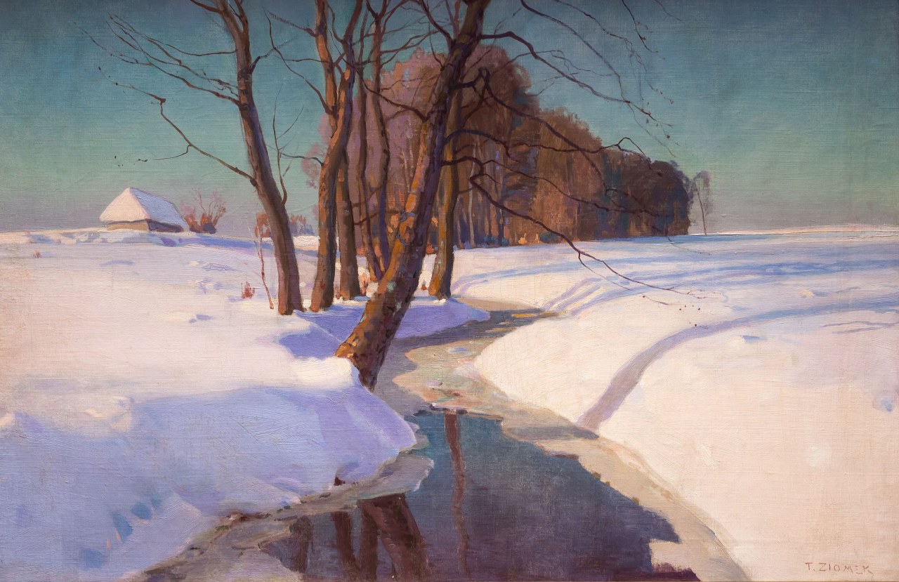 polishpaintersonly:
““Winter”
Teodor Ziomek (Polish;1874-1937)
oil on canvas, private collection
Sopocki Dom Aukcyjny
”