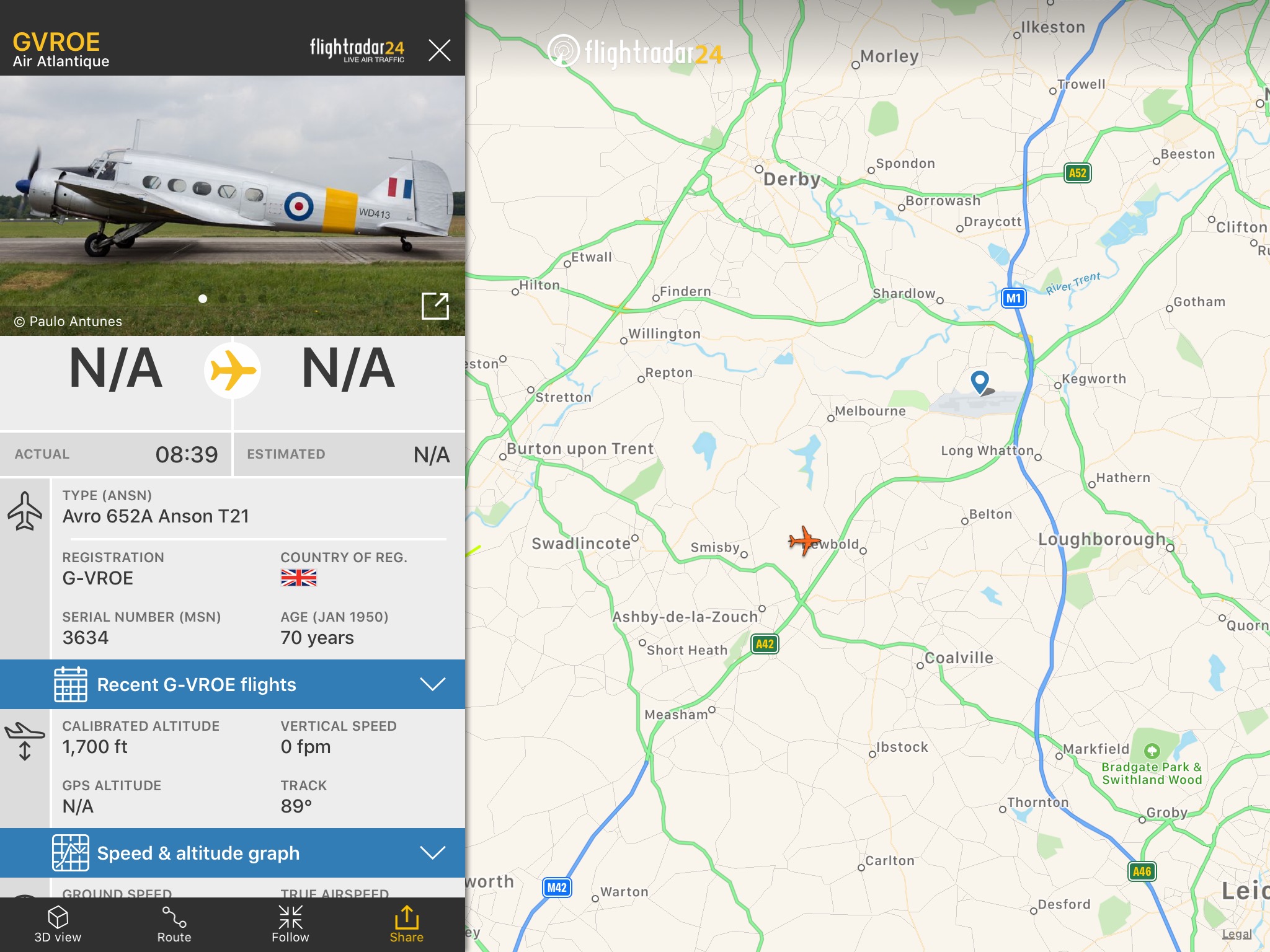 Cool things seen on FlightRadar - Page 140 - Boats, Planes & Trains - PistonHeads