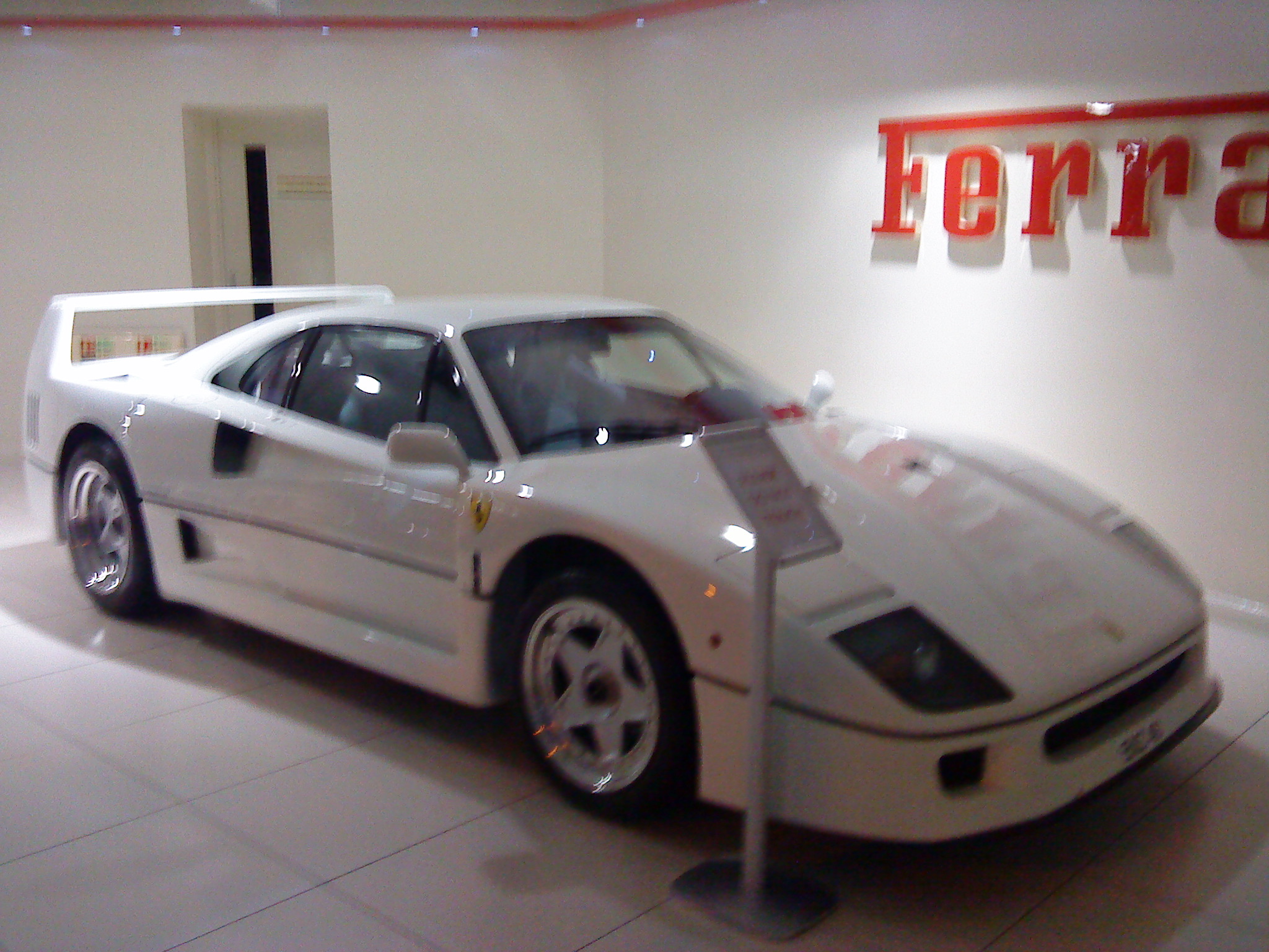 White Ferrari Pistonheads Egham