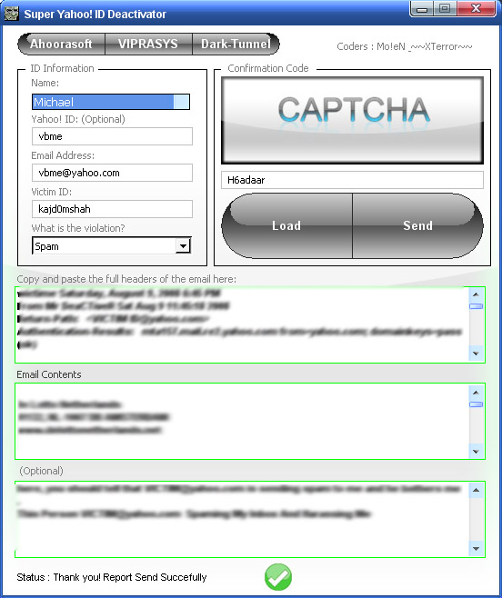 Yahoo Computer Capcha Id Screen Super Deactivator