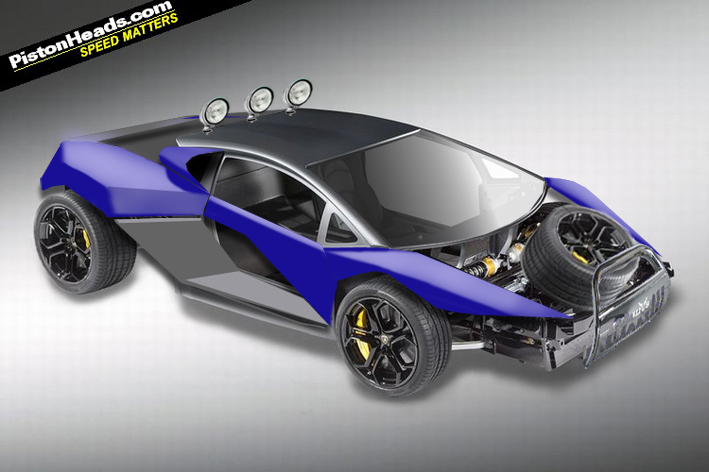 Reveals Rolling Lamborghini Pistonheads Chassis