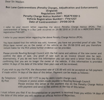 Bus Lane Contravention penalty - Page 1 - Speed, Plod & the Law - PistonHeads