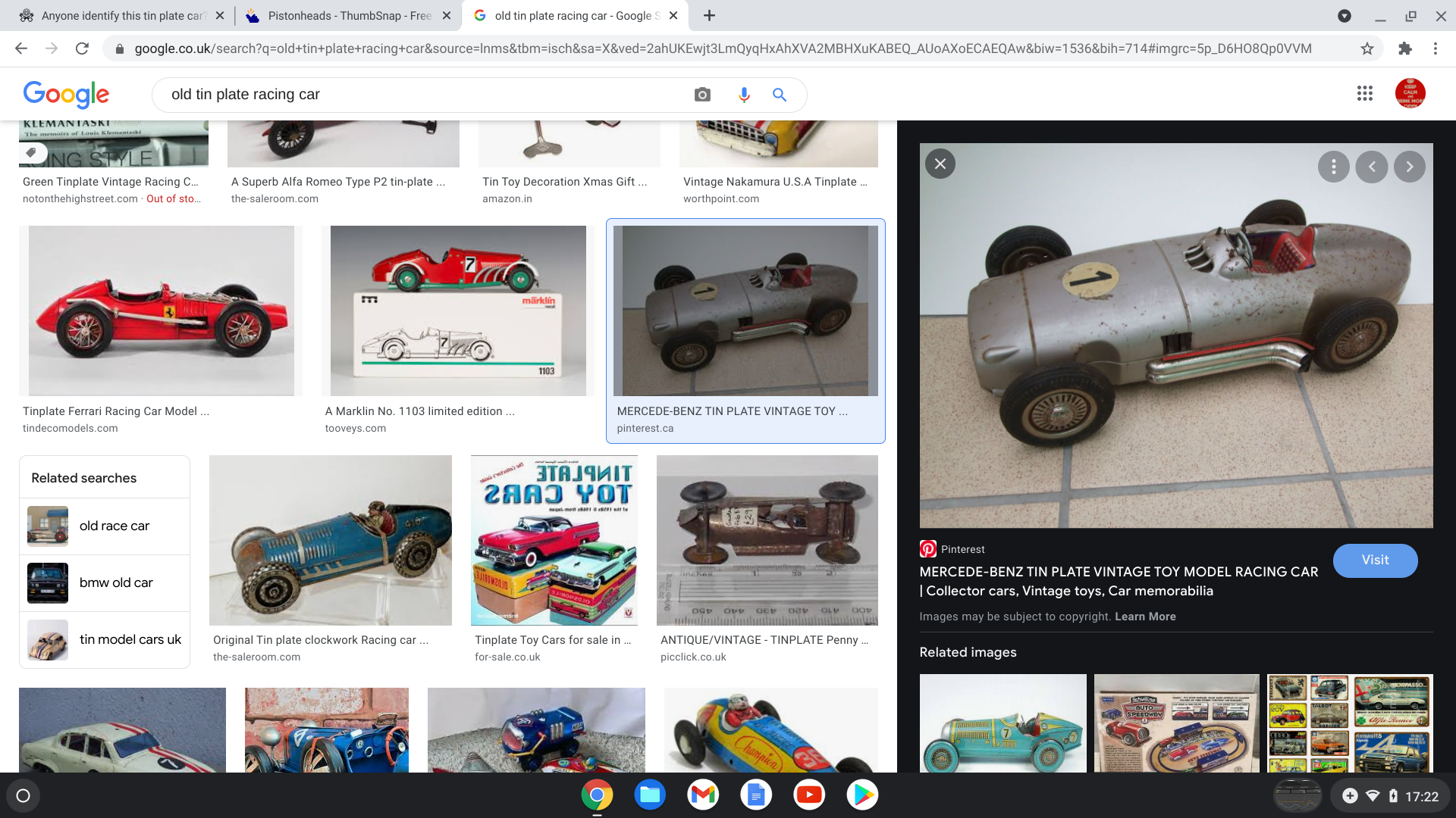 Anyone identify this tin plate car? - Page 1 - Scale Models - PistonHeads UK