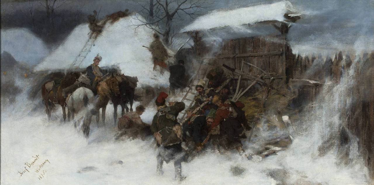 polishpaintersonly:
““Bar confederates“ (1875)
Józef Brandt (Polish;1841-1915)
oil on canvas
National Museum, Warsaw
”