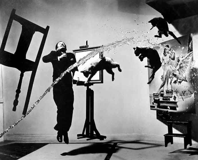 Philippe Halsman Dalí Atomicus | Surrealism photography, Dali ...