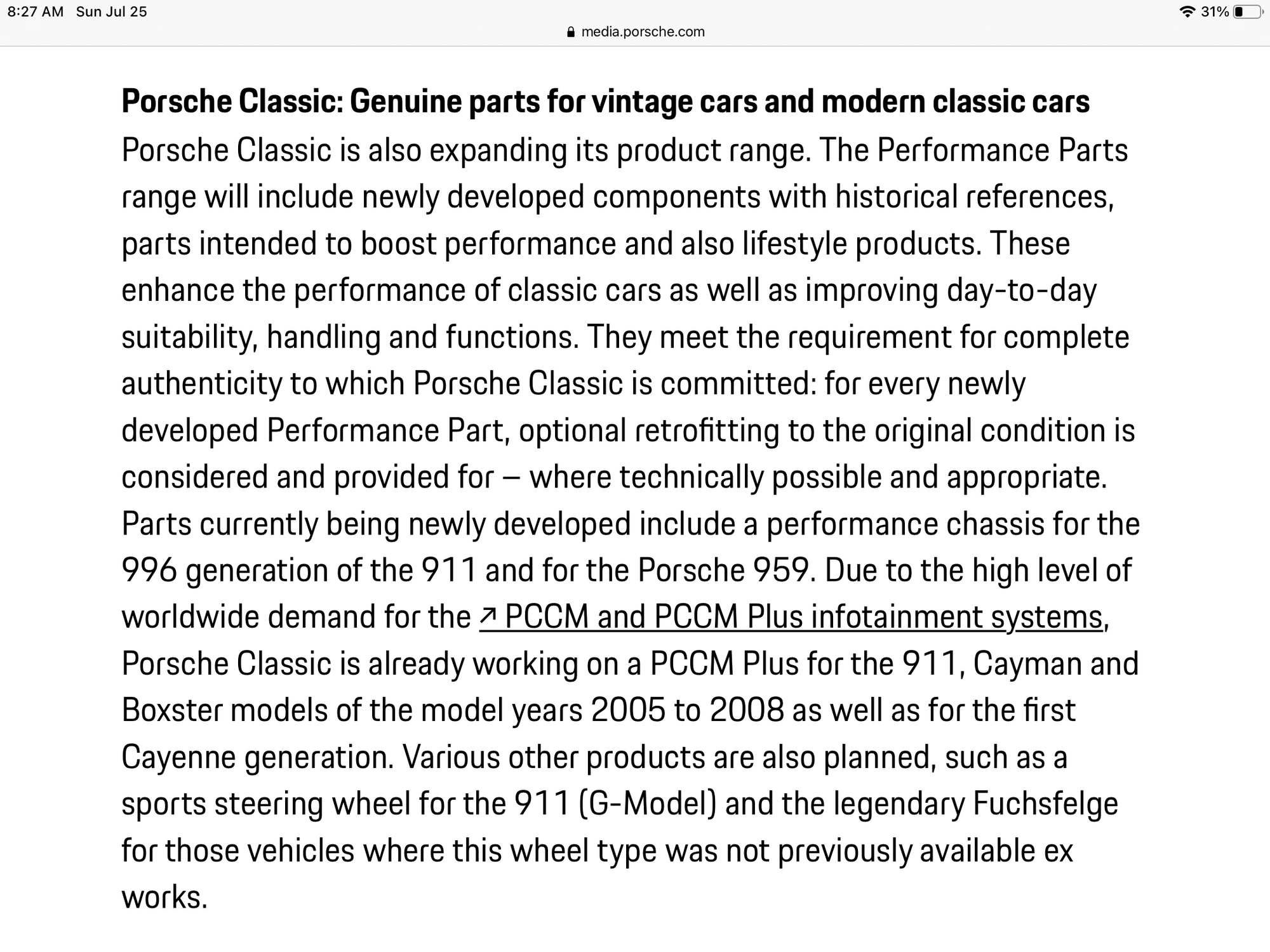 PCCM+ for 997, 987, 986 - Page 1 - Porsche General - PistonHeads UK
