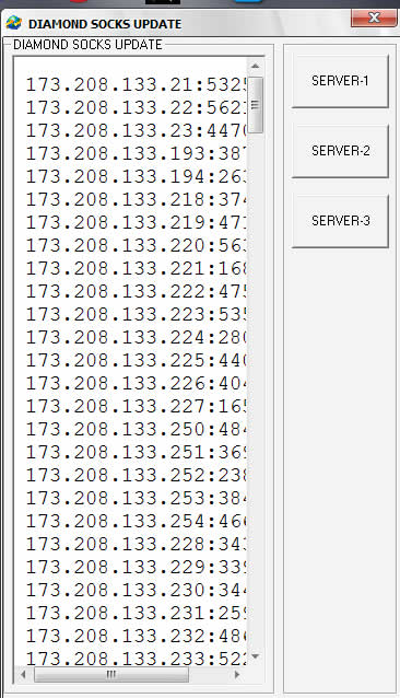 Ip Server Address Program Screenshot