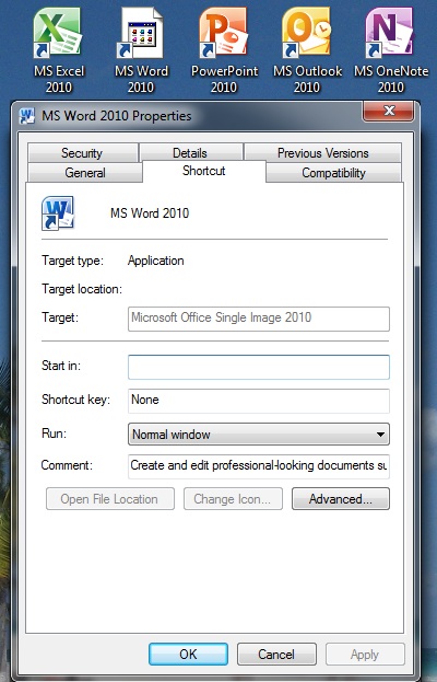 Windows Problem Desktop Icon Microsoft Word Pistonheads Office