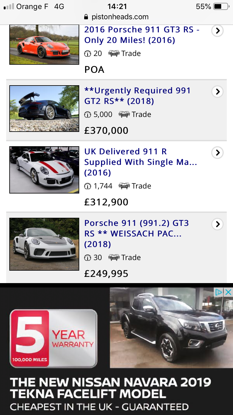 Great News No UK WP RS For Sale On Here - Page 3 - 911/Carrera GT - PistonHeads