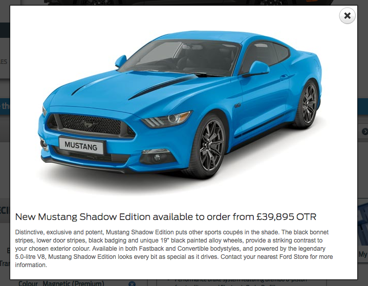 Mustang Shadow Edition - Page 1 - Mustangs - PistonHeads