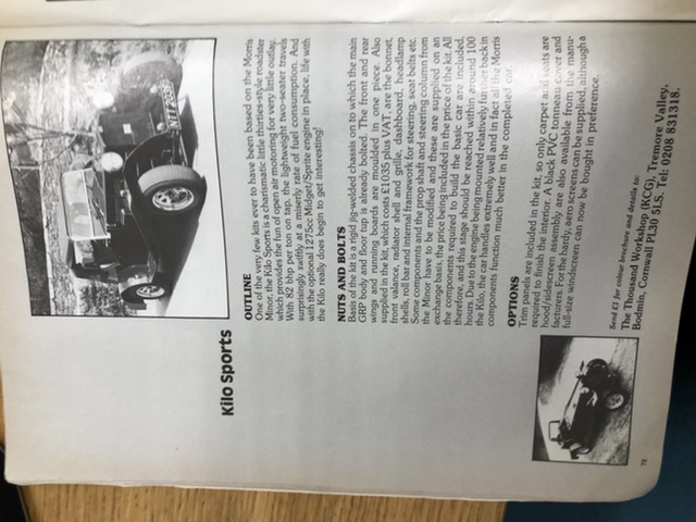 Morris Kilo - Anyone know anything about them? - Page 1 - Kit Cars - PistonHeads