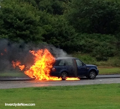 Range Rover goes up in Smoke and Flames! - Page 1 - General Gassing - PistonHeads