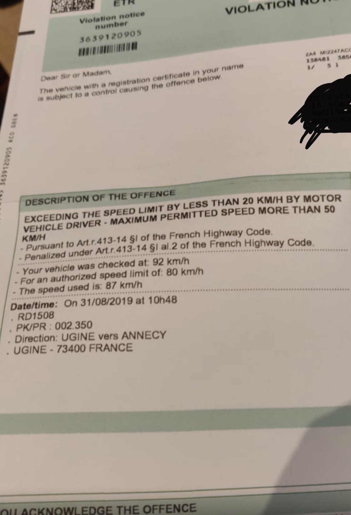 Current "safe" speed(ing) limit on French autoroute? - Page 8 - General Gassing - PistonHeads