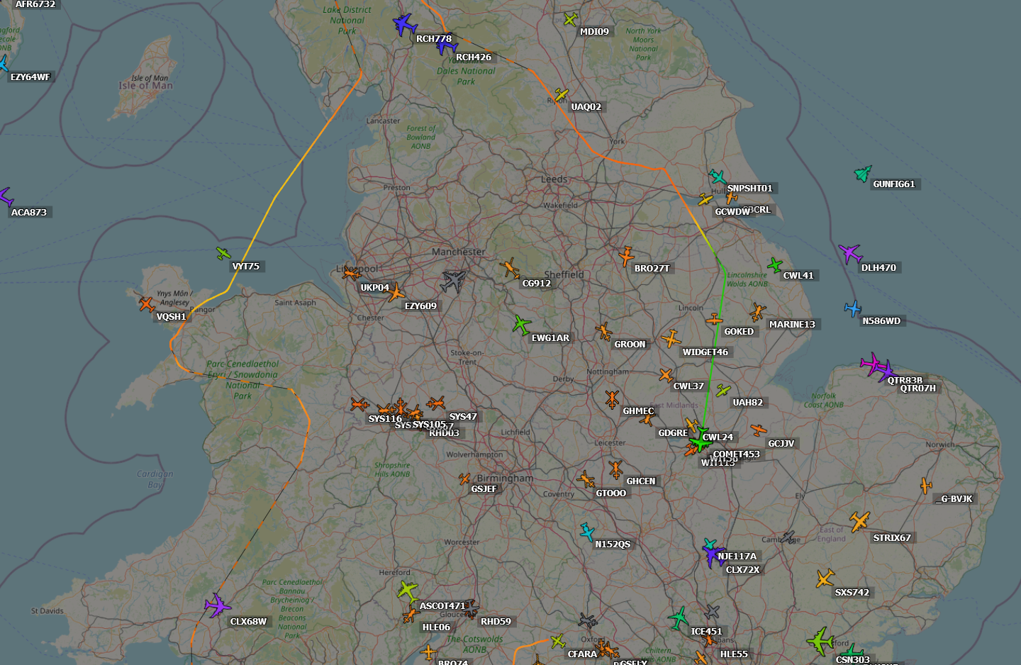 Cool things seen on FlightRadar - Page 144 - Boats, Planes & Trains - PistonHeads