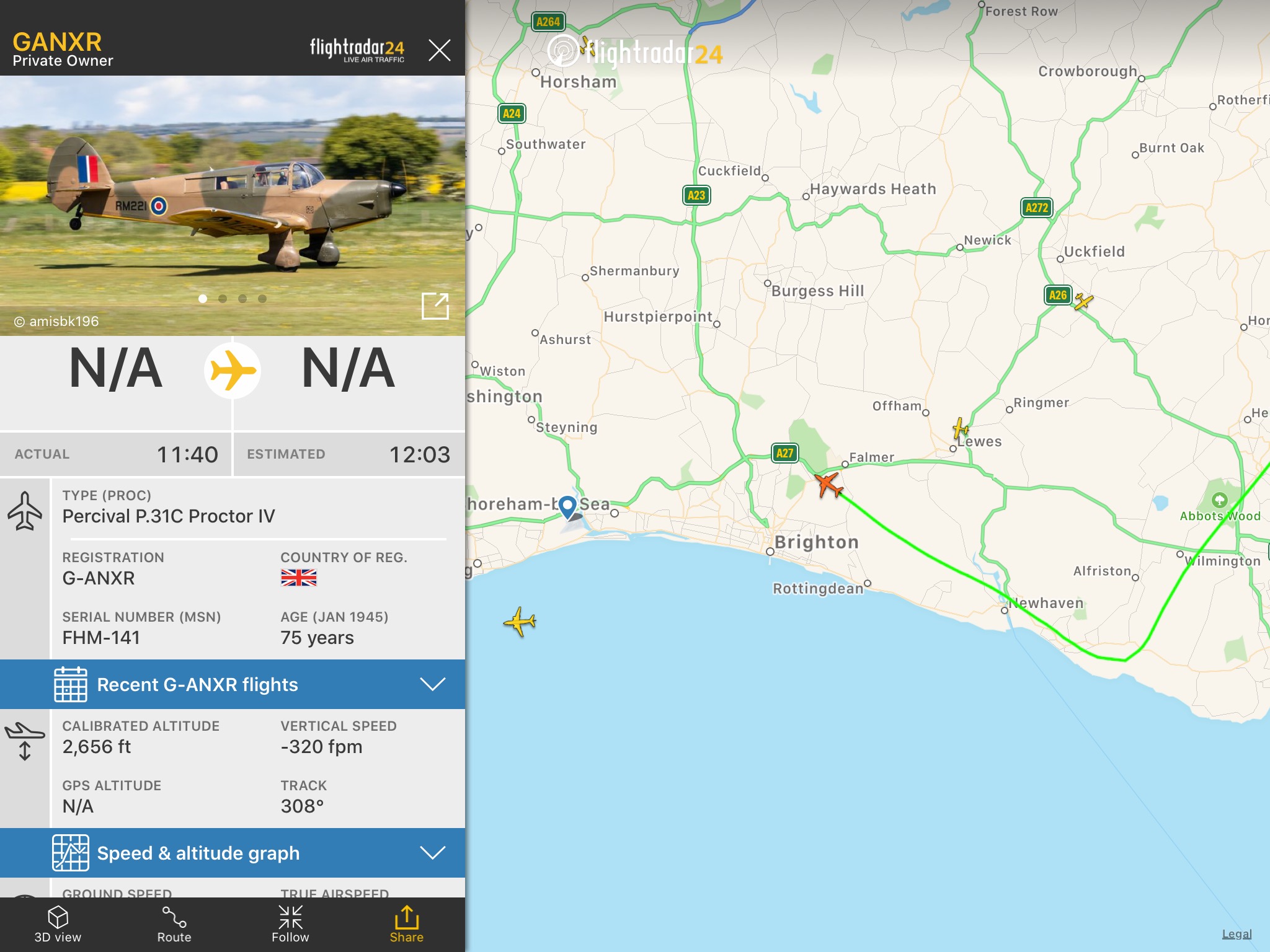 Cool things seen on FlightRadar - Page 141 - Boats, Planes & Trains - PistonHeads