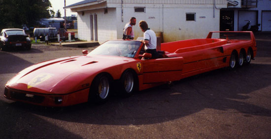 Limousine Pistonheads Spotted Ferrari Replica