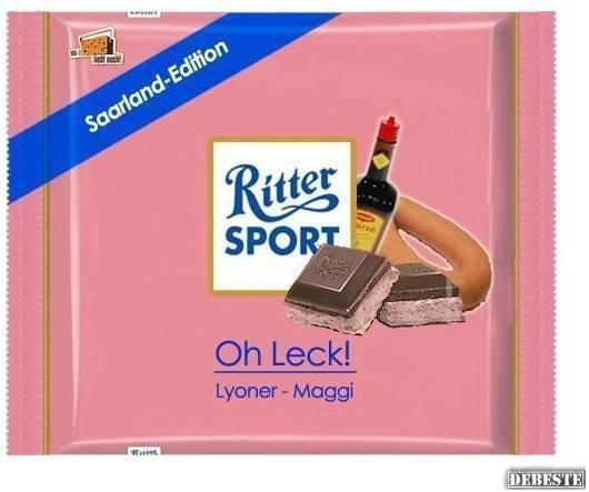 Ritter Sport - Lyoner / Maggi (Saarland Edition) | Ritter ...