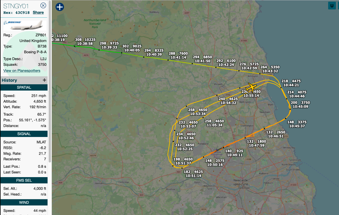 Cool things seen on FlightRadar - Page 242 - Boats, Planes & Trains - PistonHeads UK