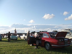 A group of people standing around a truck - Pistonheads