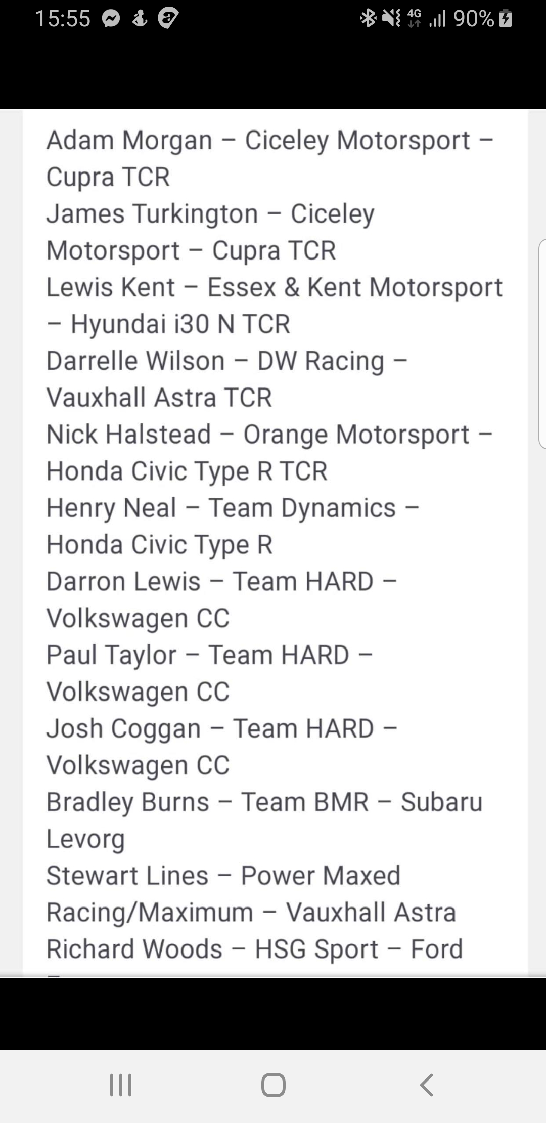 BTCC Brands Hatch GP (12 - 13 October) - Page 9 - General Motorsport - PistonHeads