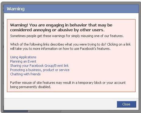 Abuse Facebook Screens