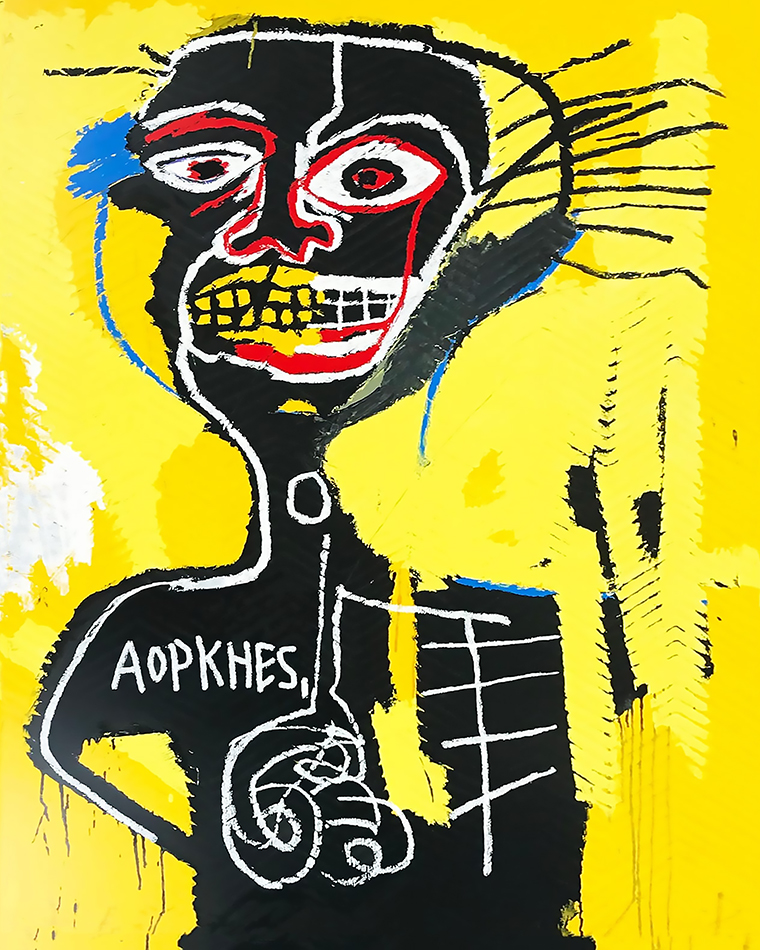 Jean-Michel Basquiat Cabeza Digi-Art