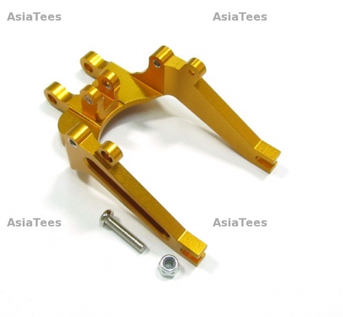 Kyosho Honda NSR 500 Motorcycle Kit - Page 2 - Scale Models - PistonHeads - The image displays a pair of brass jewellery clasps against a white background. The clasp mechanism is visible and appears to be a standard hinge, commonly used in the fastening of clothing or other fabrics. The clasp is golden in color with a metallic finish. Additionally, there is a single silver-colored screw and a bolt lying next to the clasps, indicating potential assembly or disassembly for these accessories.