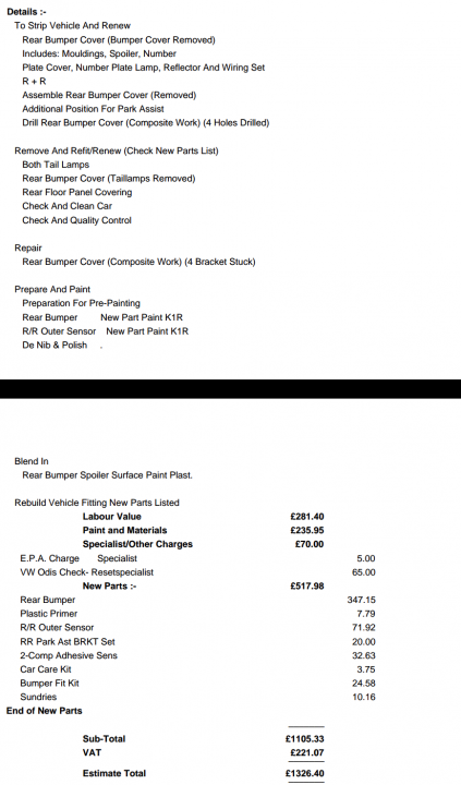 VW Approved repair - Is this a joke? - Page 1 - General Gassing - PistonHeads