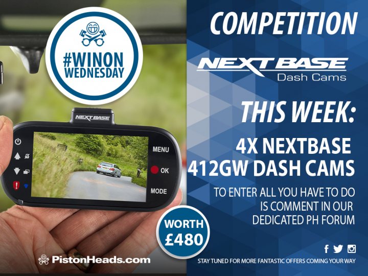Win On Wednesday: Nextbase Dash Cam - Page 1 - General Gassing - PistonHeads
